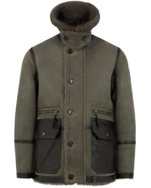 Belstaff Snowfield Leather Coat - Multicolor