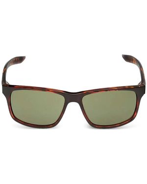 Nike Tortoiseshell Rectangle-Frame Sunglasses - Green