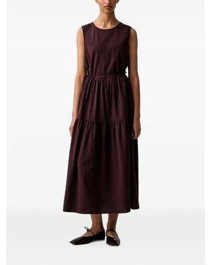 Marc O' Polo Tiered Sleeveless Maxi Dress - Purple