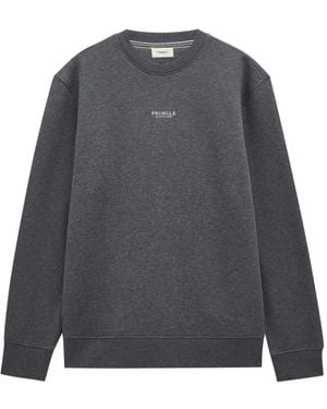 Pringle of Scotland Sweatshirt mit Rundhalsausschnitt - Grau