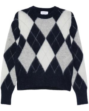 Daniele Fiesoli Sweat À Motif En Argyle - Blue