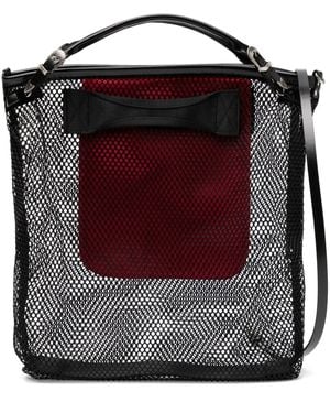 Toga Detachable Shoulder Strap Tote Bag - Black