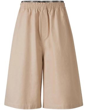 Willy Chavarria Layered-Detail Shorts - Natural
