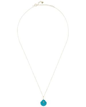 Mateo Venus Shell And Diamond Necklace - White