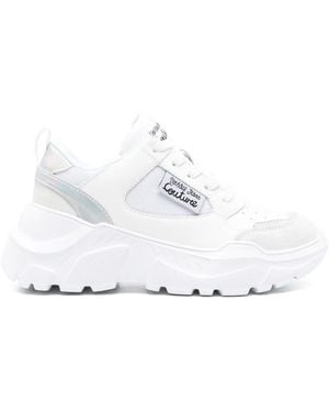 Versace Jeans Couture Logo-Patch Trainers - White