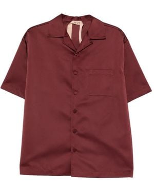 N°21 Short-Sleeve Chest-Pocket Shirt - Red