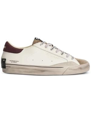 Crime London Distressed 2.0 Panelled Trainers - White