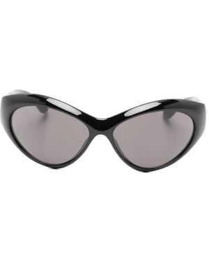 Gucci Double G Cat-Eye Sunglasses - Grey