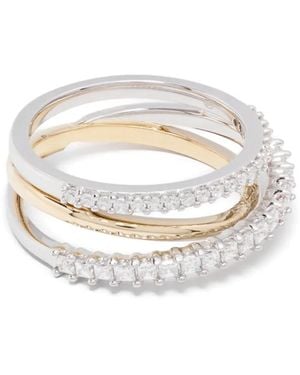 Swarovski Hyperbola リング - ホワイト