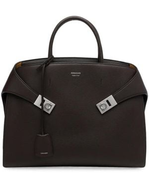 Ferragamo Porte-Documents Hug - Black