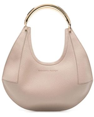 Elisabetta Franchi Borsa Tote Piccola Con Manico Rigido - Neutro