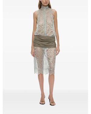 Christopher Esber Moonlit Patina Zipped Jumpsuit - Natural