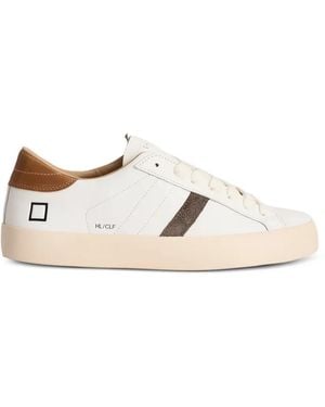 Date Hill Suede-Panelled Leather Trainers - White