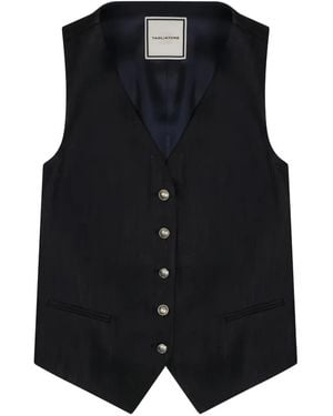 Tagliatore Button-Up Waistcoat - Blue