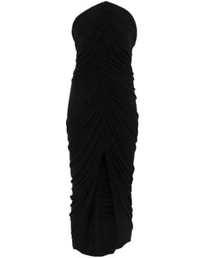Alexander Wang Structured-Bodice Midi Dress - Black