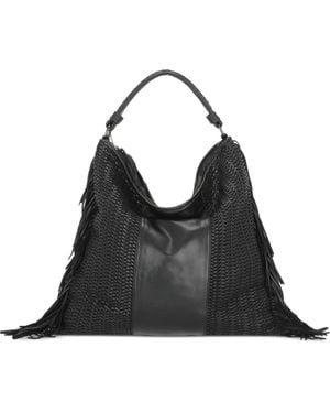 Reptile's House Vasia Braided Leather Tote Bag - Black
