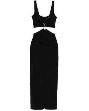 Nissa Cut-Out Maxi Dress - Black