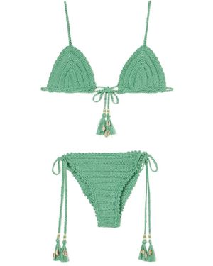 Alanui Bikini Sea Nomad Con Nappa - Verde