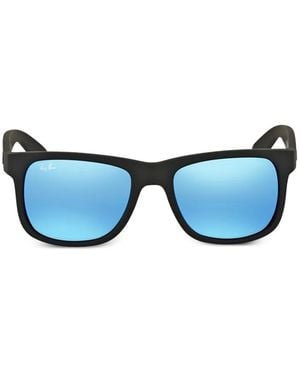 Ray-Ban Justin スクエアフレーム サングラス - ブルー