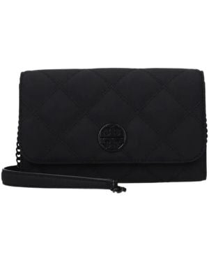 Tory Burch Quilted Leather Shoulder Bag - Black