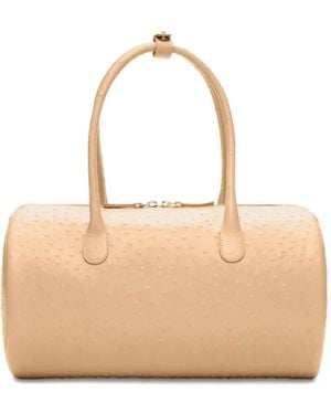 Loulou de Saison Alister Leather Shoulder Bag - Natural