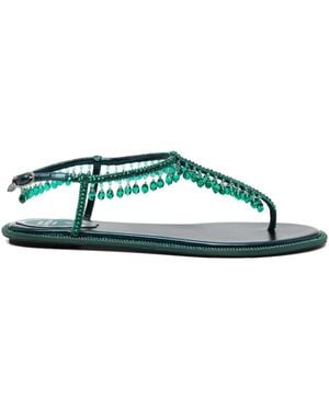 Rene Caovilla Diana Sandals - Green