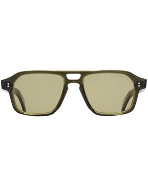 Cutler and Gross Gr15 Square-Frame Sunglasses - Natural