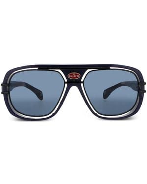 Bugatti Pilot-Frame Sunglasses - Blue