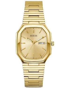 Guess Rectangle-Case 35Mm Watch - Metallic