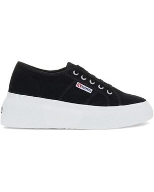 Superga 2287 Platform Trainers - White