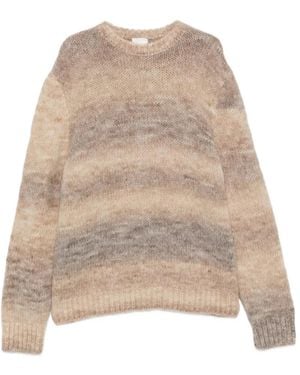 A.P.C. Gradient-Effect Knitted Sweater - Natural