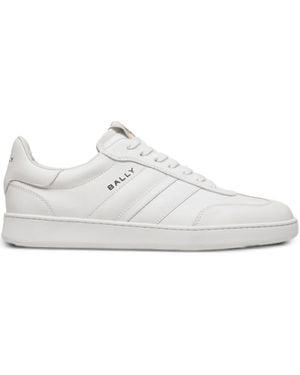 Bally Retro Crest スニーカー - ホワイト