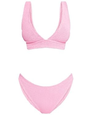 Hunza G Carla テクスチャード ビキニ - ピンク