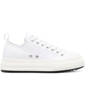DSquared² Low-top Flatform Trainers - White