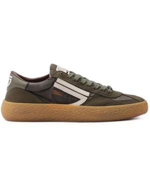 PURAAI Waxed-Nylon Trainers - Green