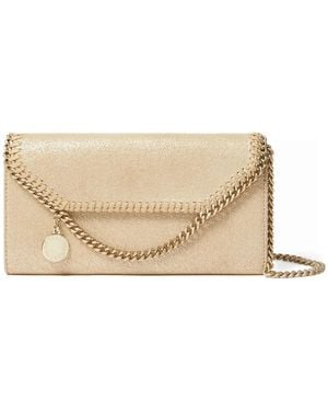 Stella McCartney Falabella Chain Wallet - Natural