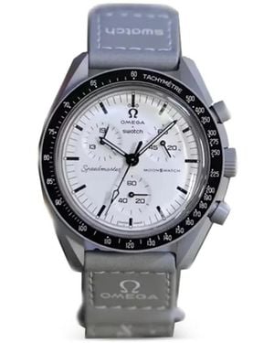 Omega X Swatch Bioceramic Moonswatch 42Mm Watch - Grey