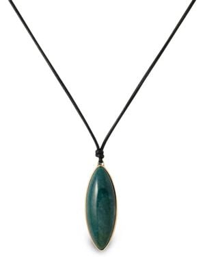 Jennifer Fisher Agate Dagger-Pendant Necklace - Metallic