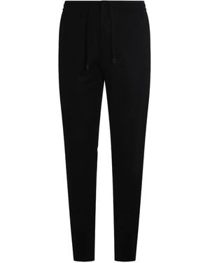 Canali Trainingsbroek Met Trekkoordtaille - Zwart
