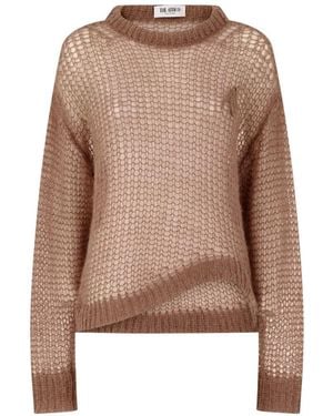 The Attico Light Safari Knit Jumper - Brown