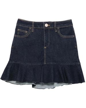Liu Jo Denim Mini Skirt - Blue
