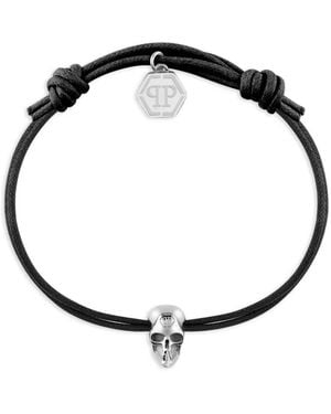 Philipp Plein Pulsera Friendship Skull - Negro