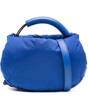 Moschino Bolso De Mano Handle Me Pequeño - Azul