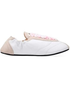 Repetto Ribbon Lace Up Trainers - White