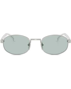 Prada Oval-Frame Sunglasses - Grey
