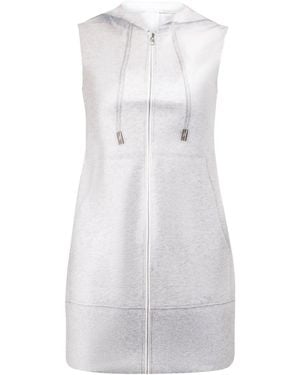JW Anderson Vestido corto con capucha - Blanco