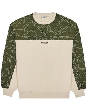 Malbon Golf Tierra Crewneck Jumper - Green