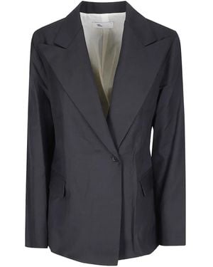 Sibel Saral Bourne26 Peak-Lapels Blazer - Blue