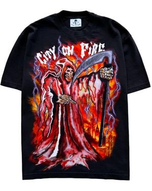 Warren Lotas Print T-Shirt - Red