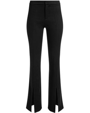 Alice + Olivia Princess Low-Rise Trousers - Black